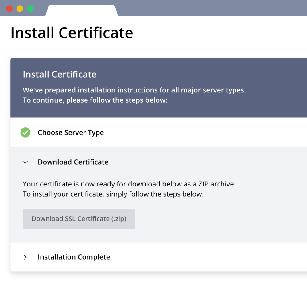 SSL Installation