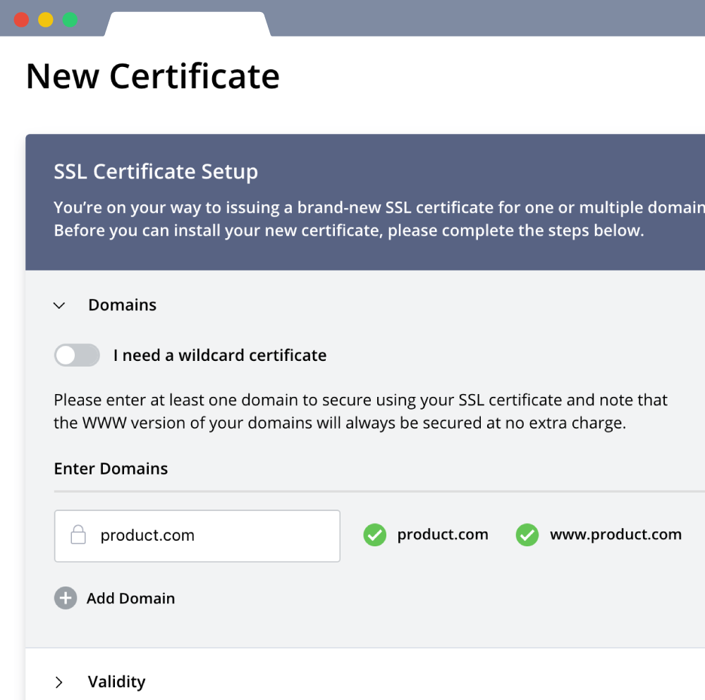 SSL Certificates